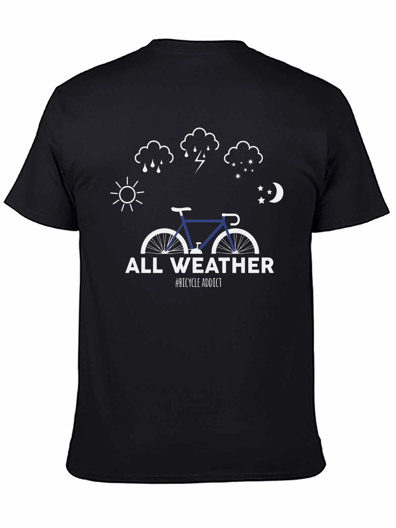 All Weather Bicycle Addict T-Shirt