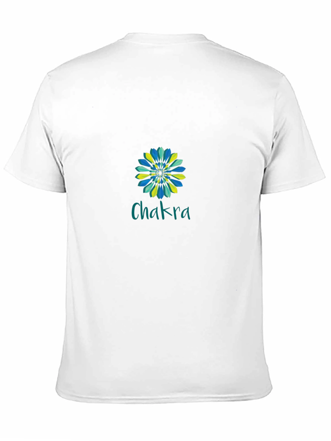 Chakra Floral Graphic T-Shirt - Black