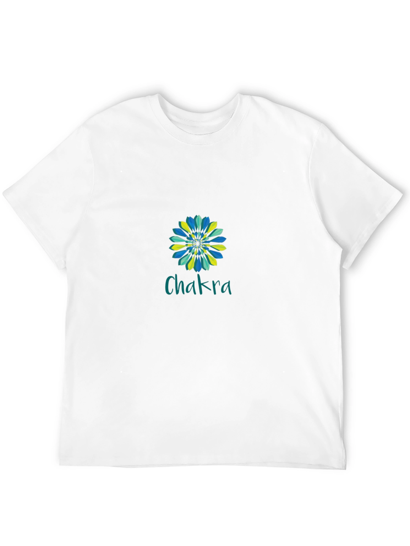 Chakra Floral Graphic T-Shirt - Black