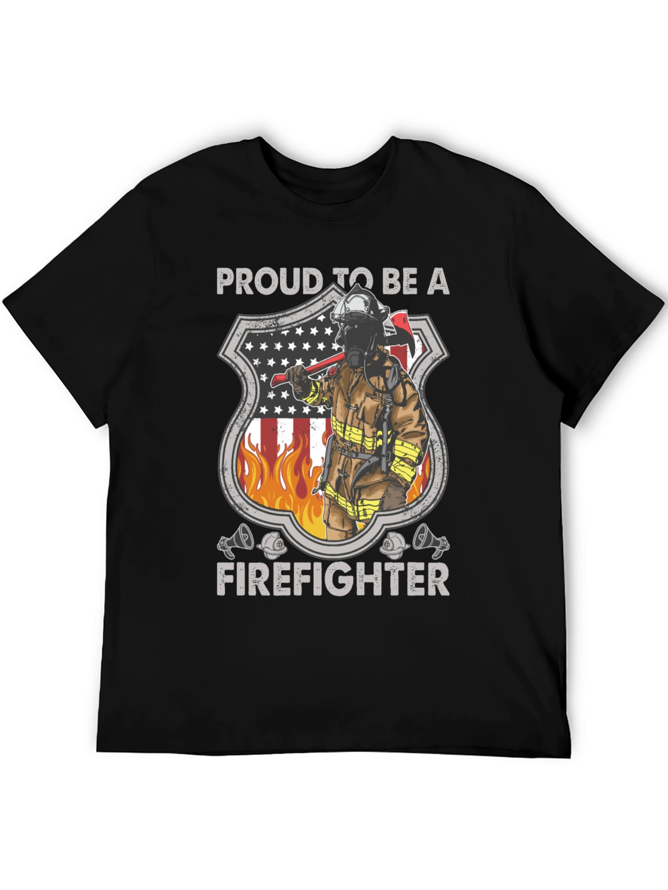 Proud Firefighter Graphic Tee