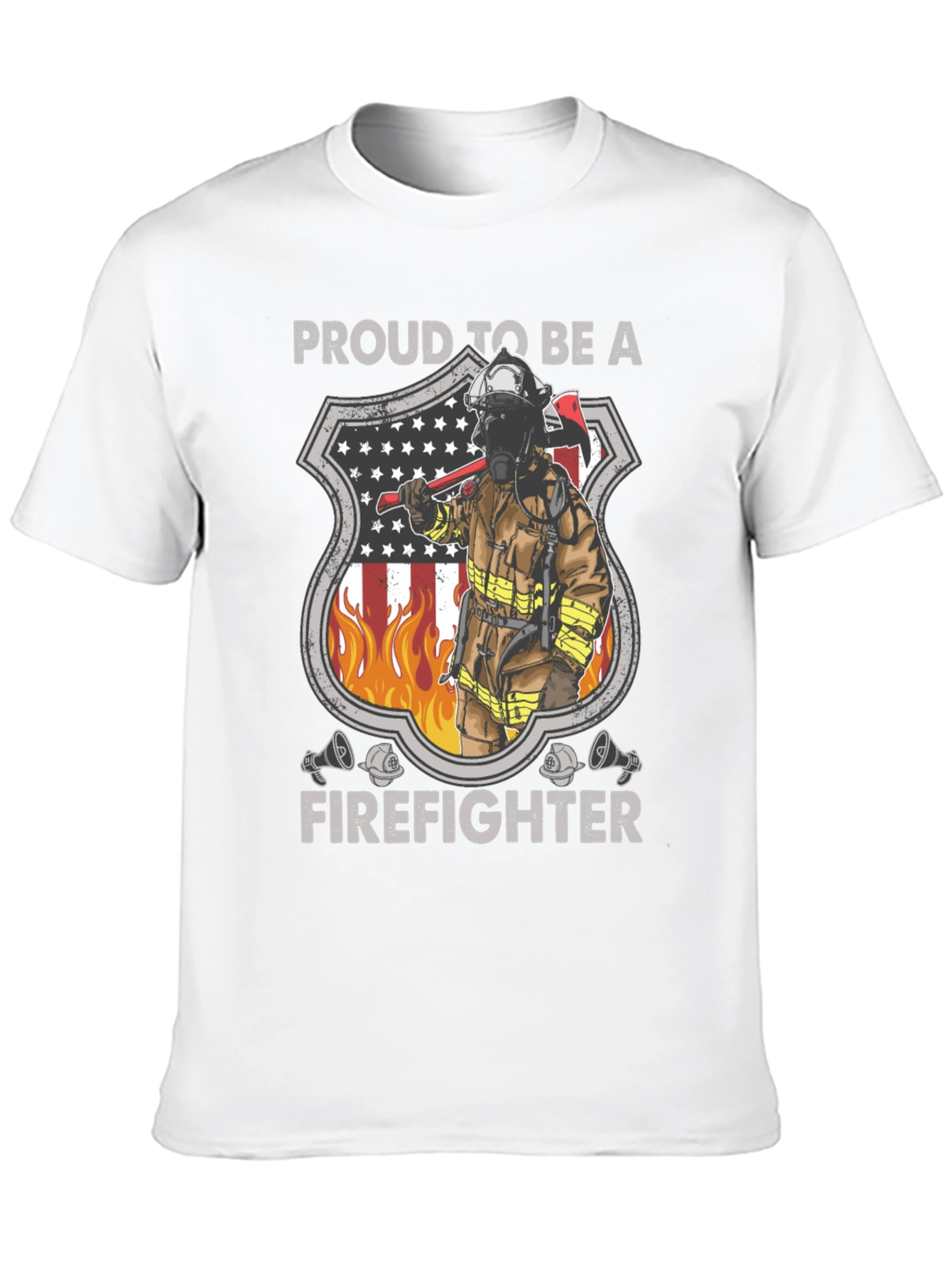 Proud Firefighter Graphic Tee