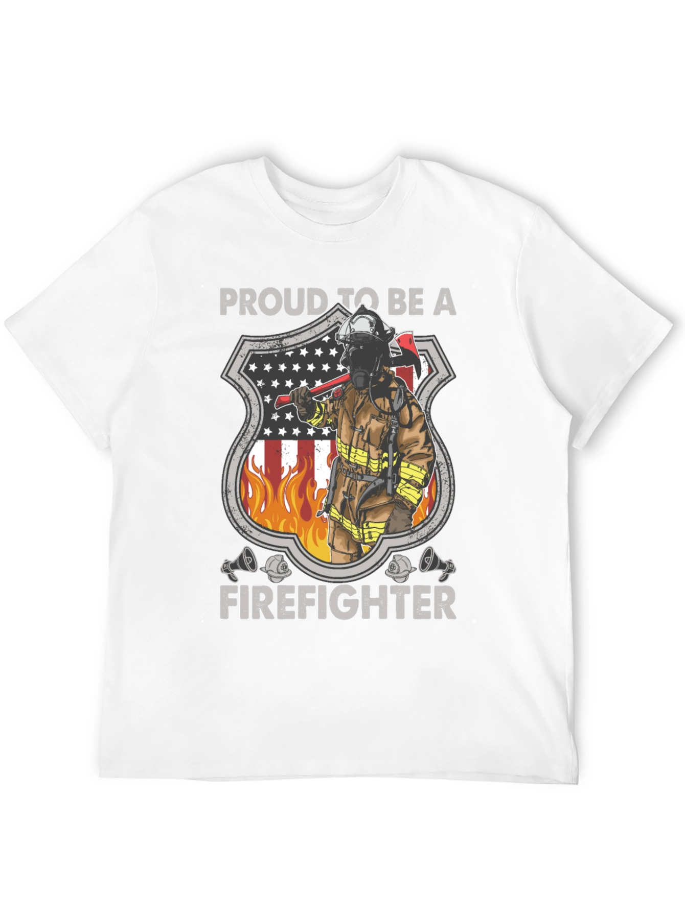 Proud Firefighter Graphic Tee