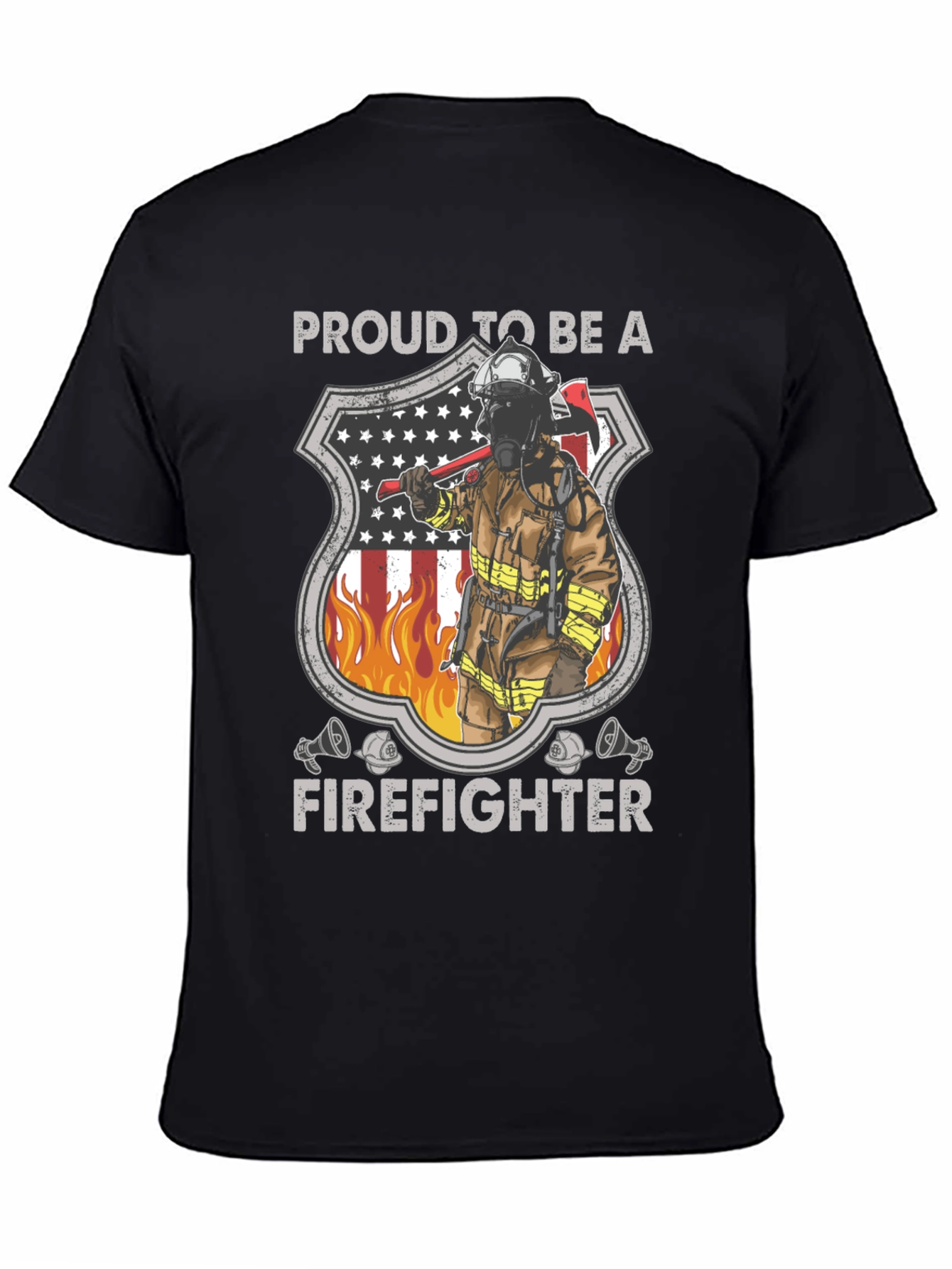 Proud Firefighter Graphic Tee