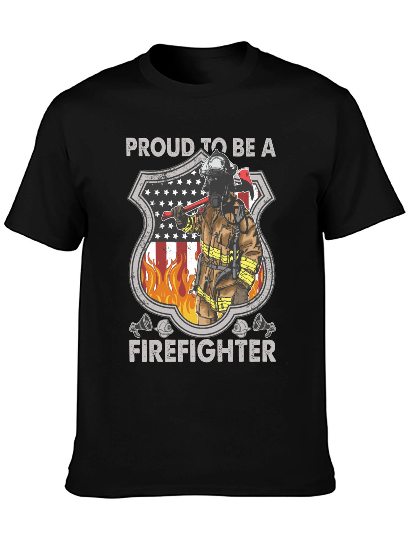Proud Firefighter Graphic Tee