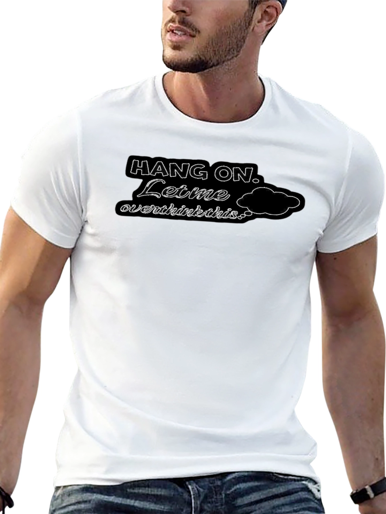 Hang On Overthinking Graphic T-Shirt