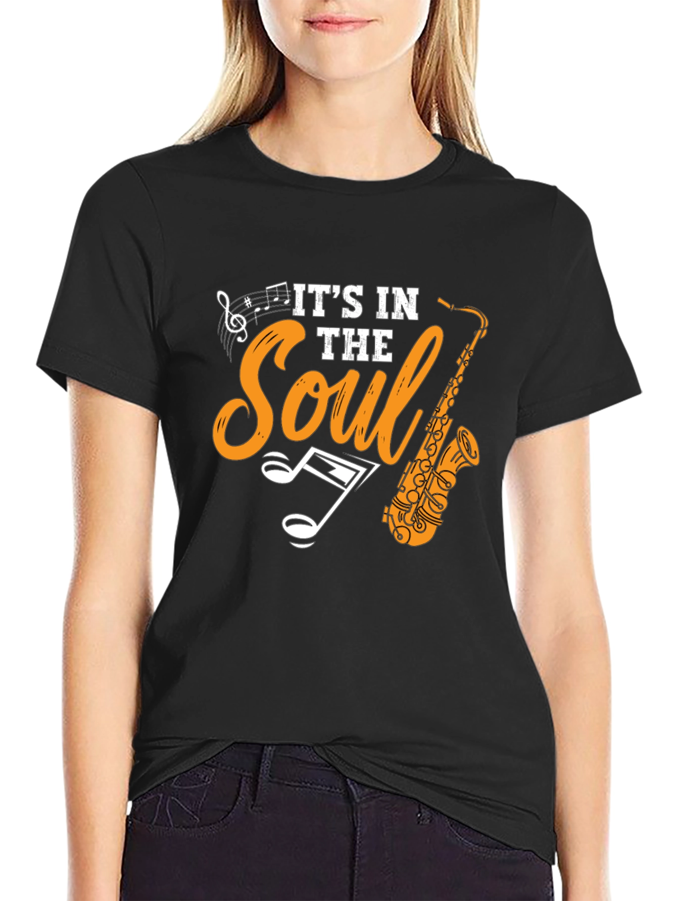 Its In The Soul Saxophone Music T-Shirt