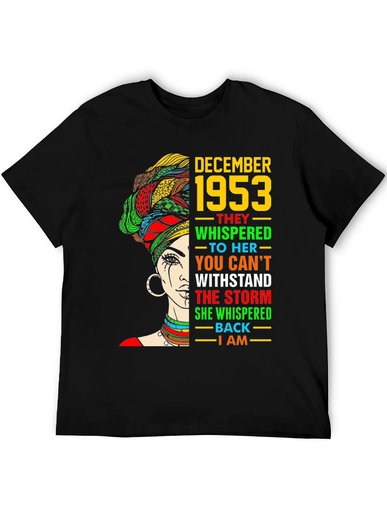 December 1953 Woman T-Shirt - Birthday Gift