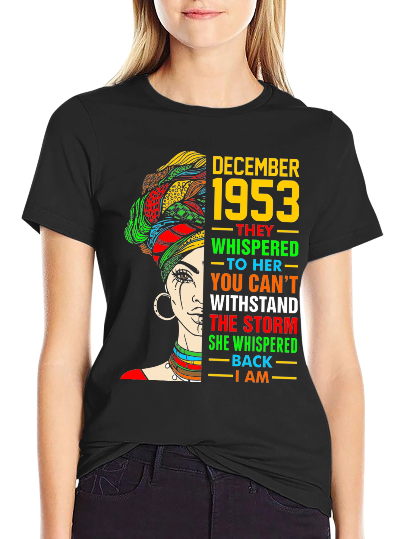 December 1953 Woman T-Shirt - Birthday Gift
