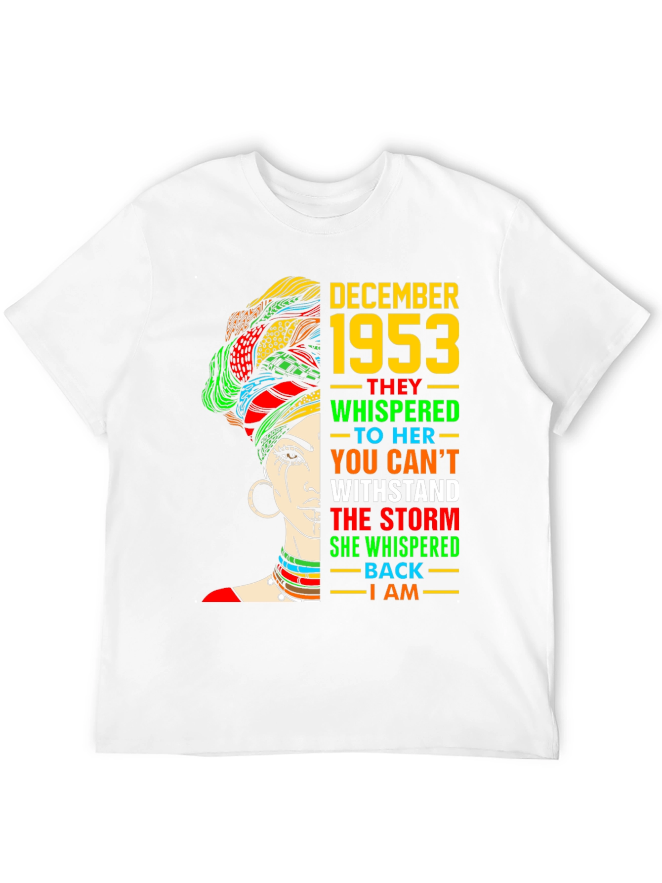 December 1953 Woman T-Shirt - Birthday Gift