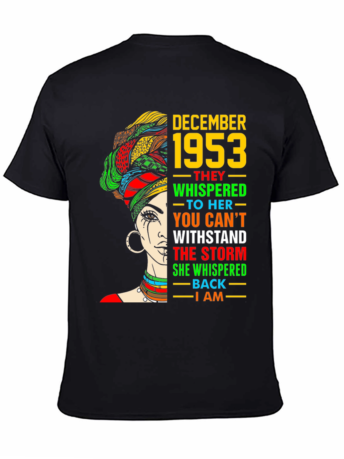 December 1953 Woman T-Shirt - Birthday Gift