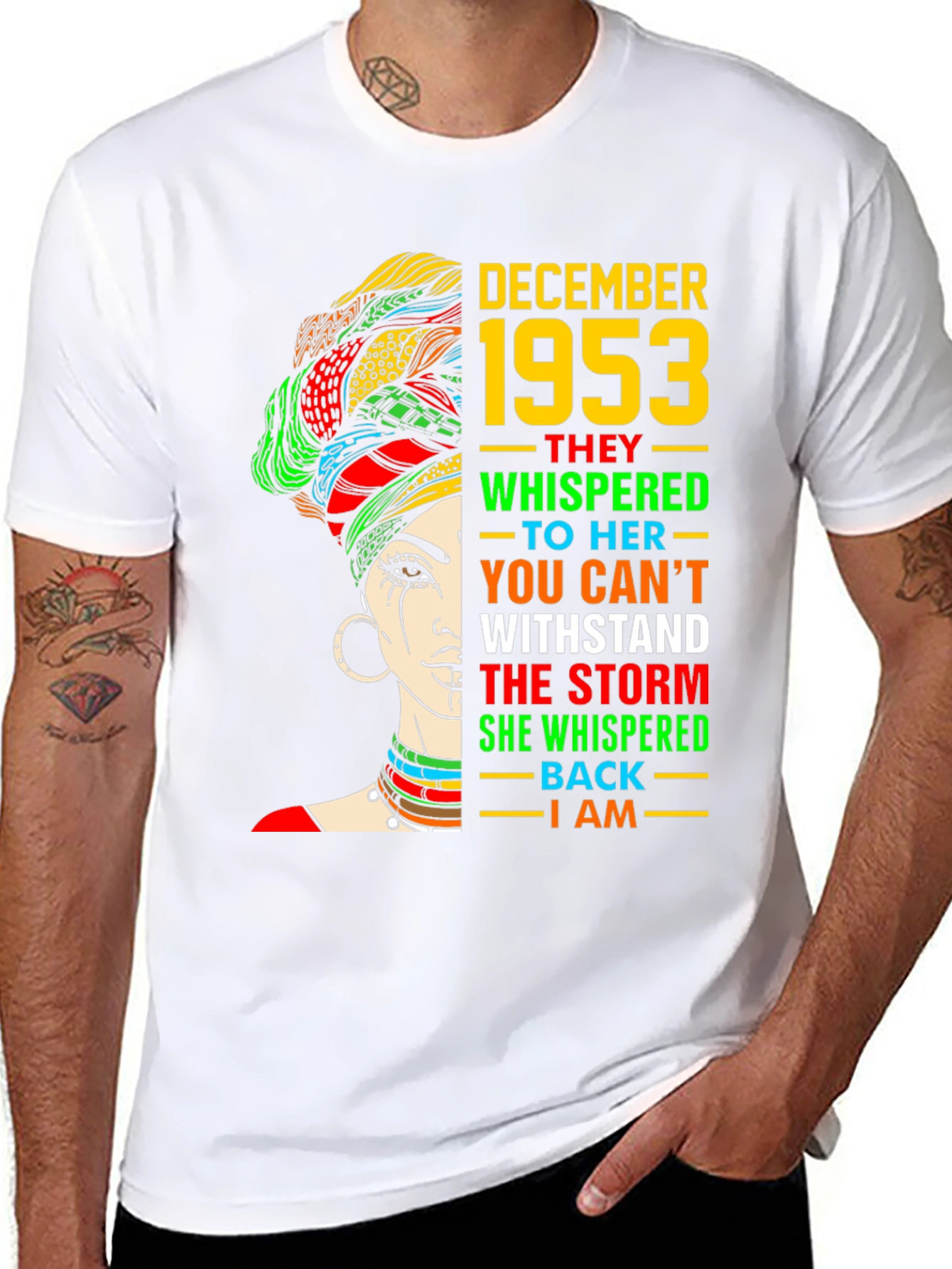 December 1953 Woman T-Shirt - Birthday Gift