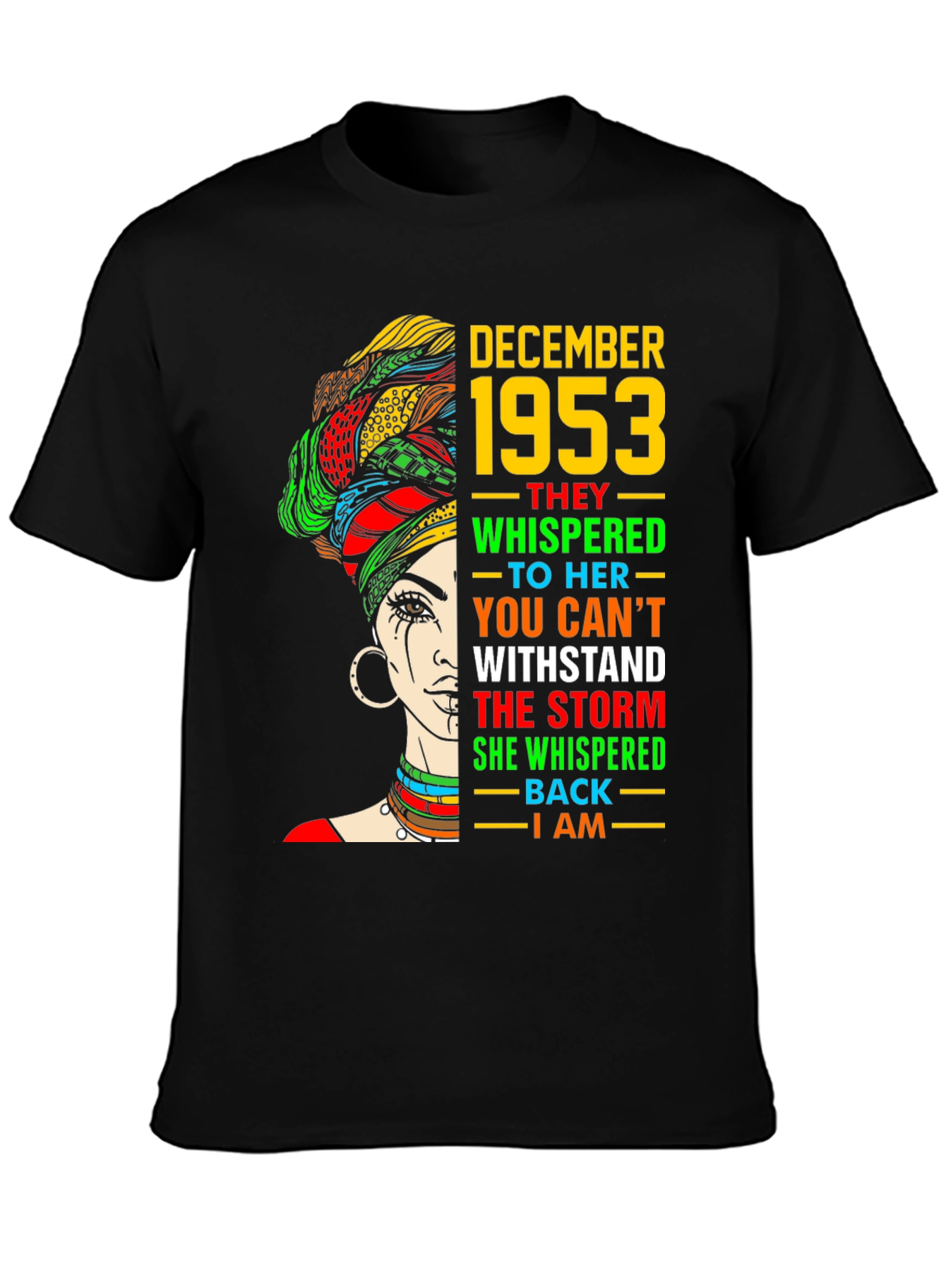 December 1953 Woman T-Shirt - Birthday Gift
