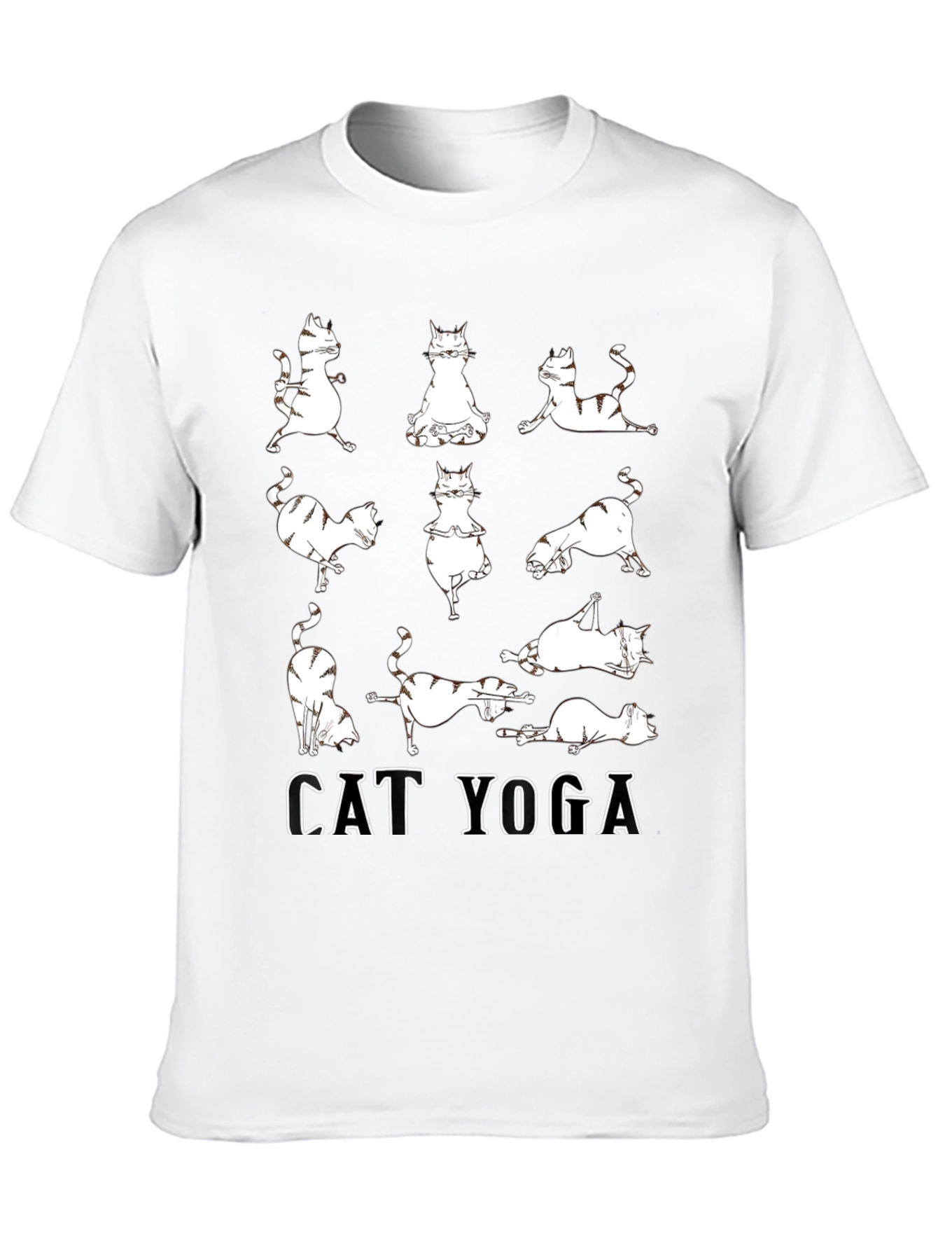 Cat Yoga T-Shirt - Relaxed Fit