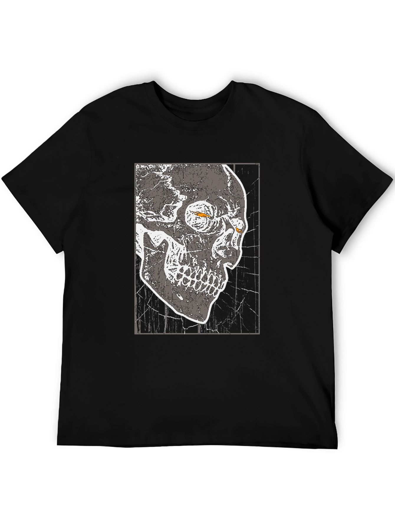 Skull Graphic Print Tee