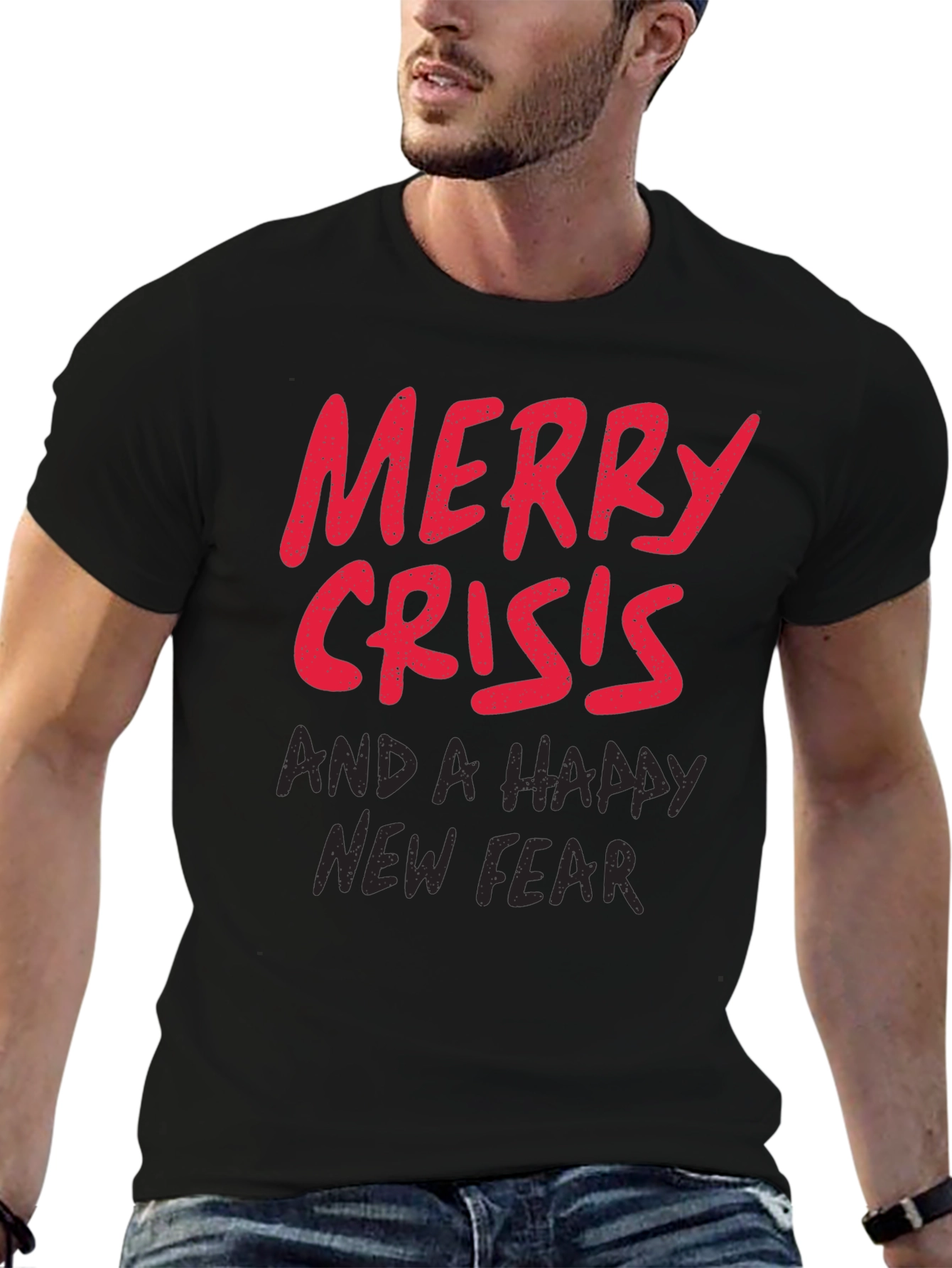 Merry Crisis & A Happy New Fear Graphic Tee