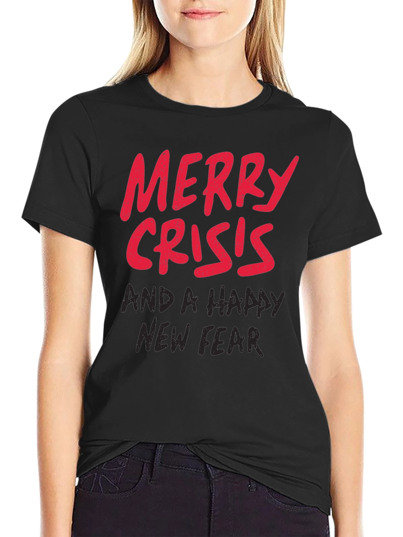 Merry Crisis & A Happy New Fear Graphic Tee