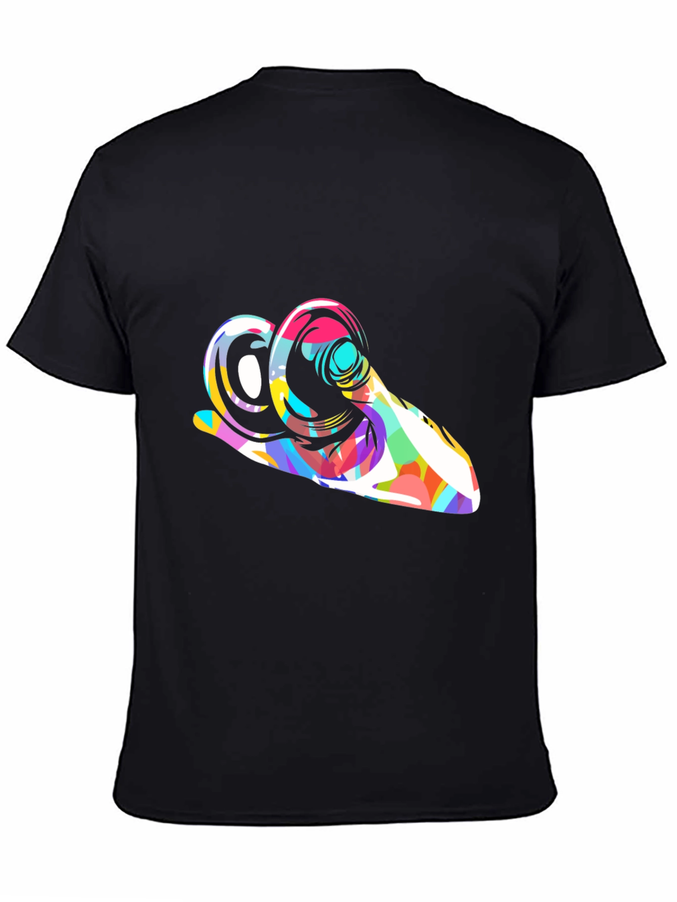 Abstract Ram Graphic Tee - Modern Art Shirt