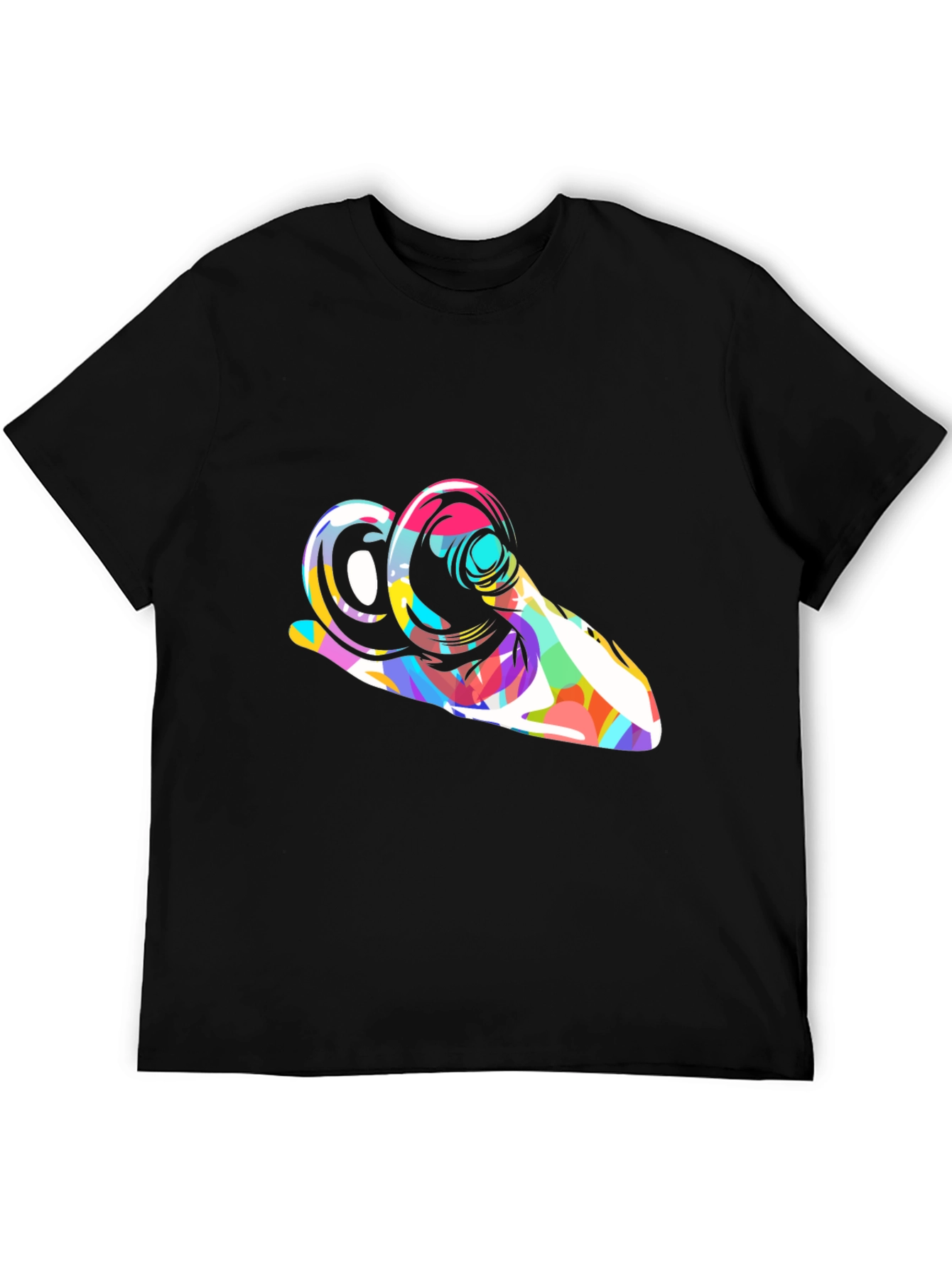 Abstract Ram Graphic Tee - Modern Art Shirt