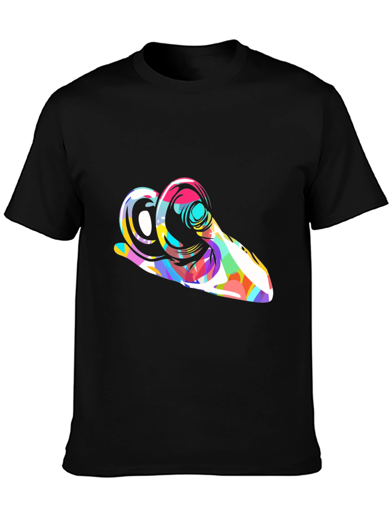 Abstract Ram Graphic Tee - Modern Art Shirt