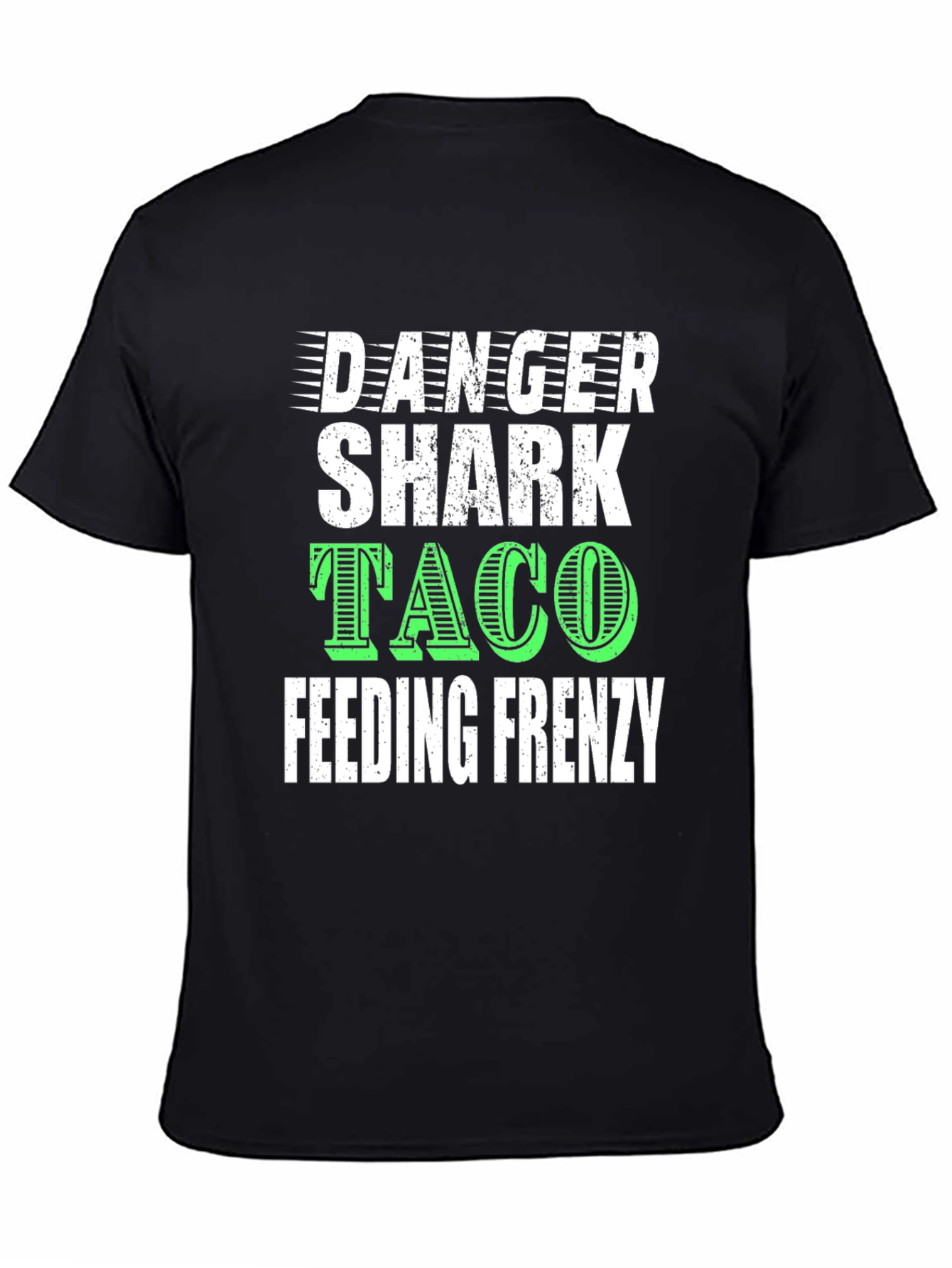 Danger Shark Taco Feeding Frenzy Graphic T-Shirt