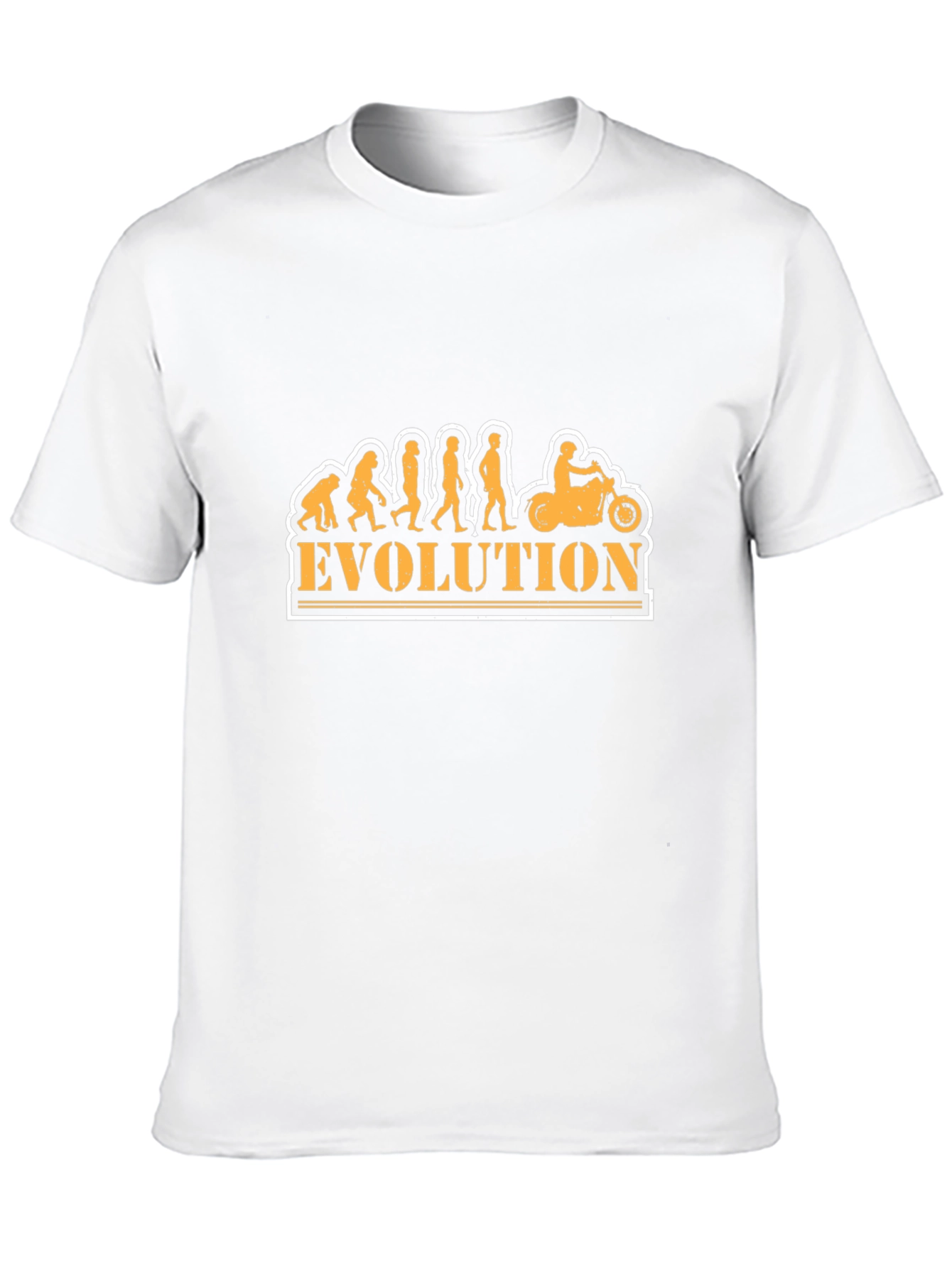 Evolution Motorcycle T-Shirt - Black Graphic Tee