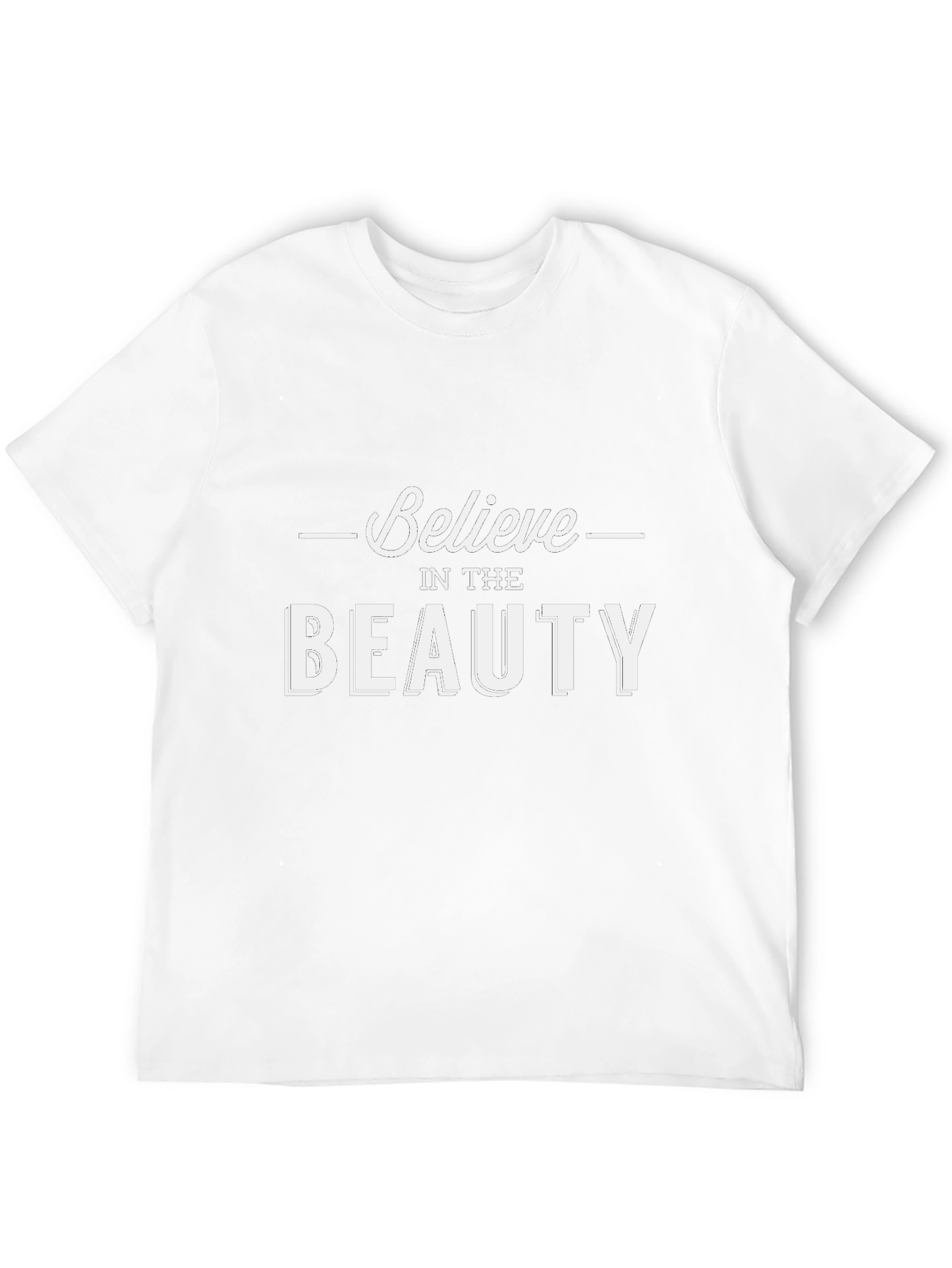 Believe in the Beauty Black Graphic Tee