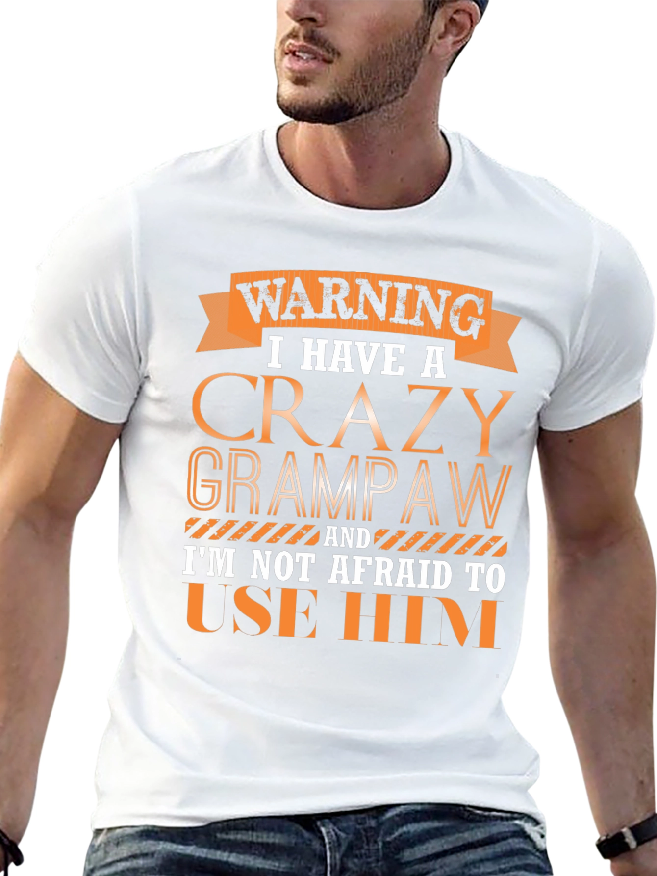 Crazy Grandpaw T-Shirt - Funny Novelty Tee