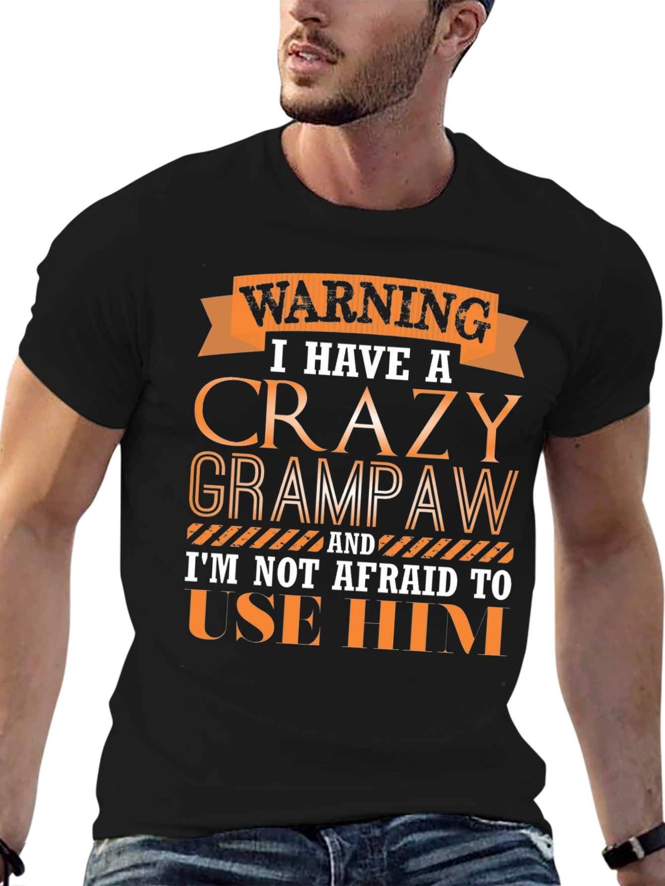 Crazy Grandpaw T-Shirt - Funny Novelty Tee