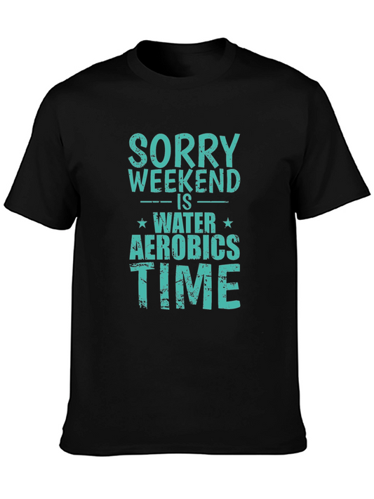 Water Aerobics Time T-Shirt - Weekend Excuse!