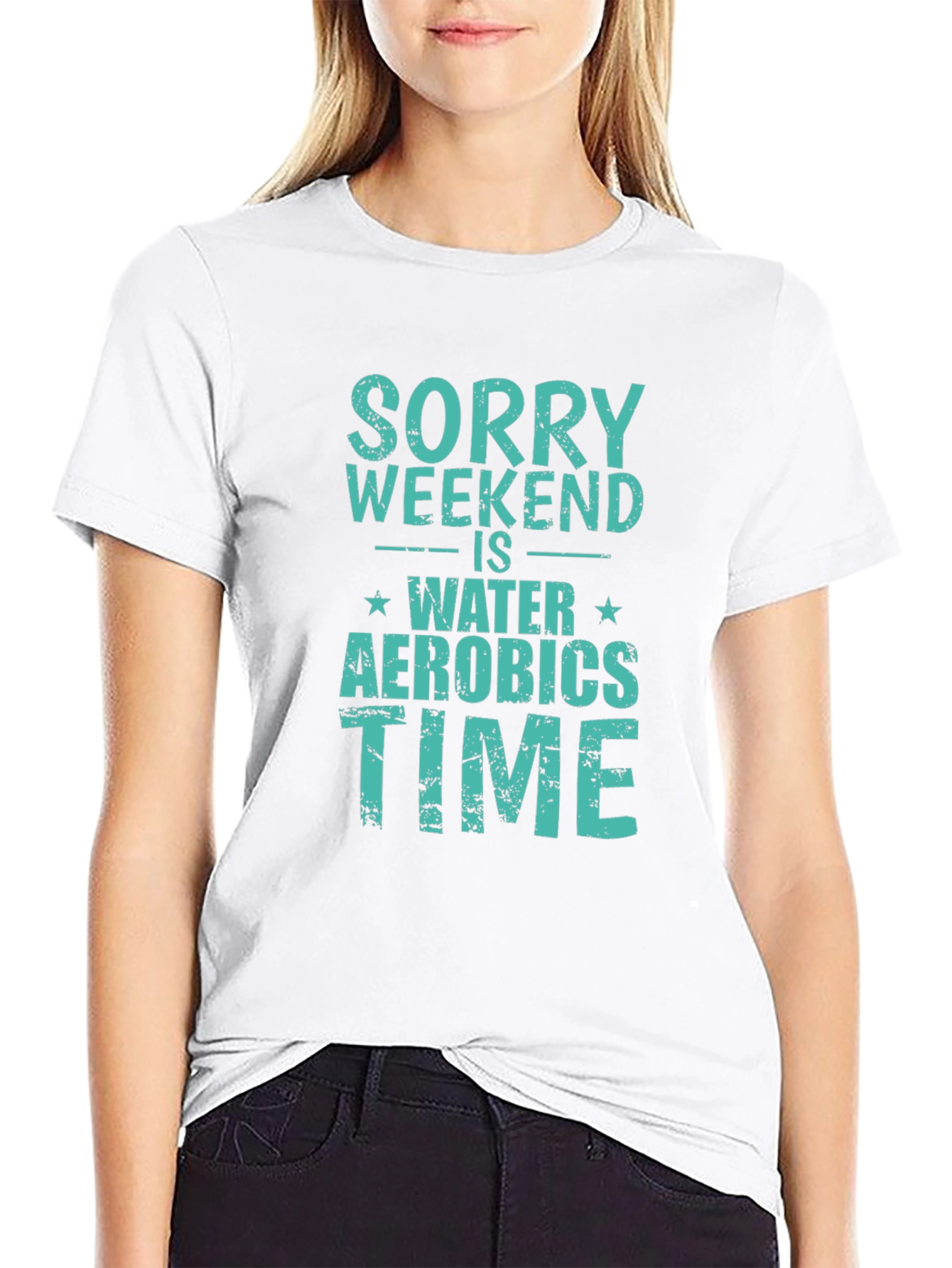 Water Aerobics Time T-Shirt - Weekend Excuse!