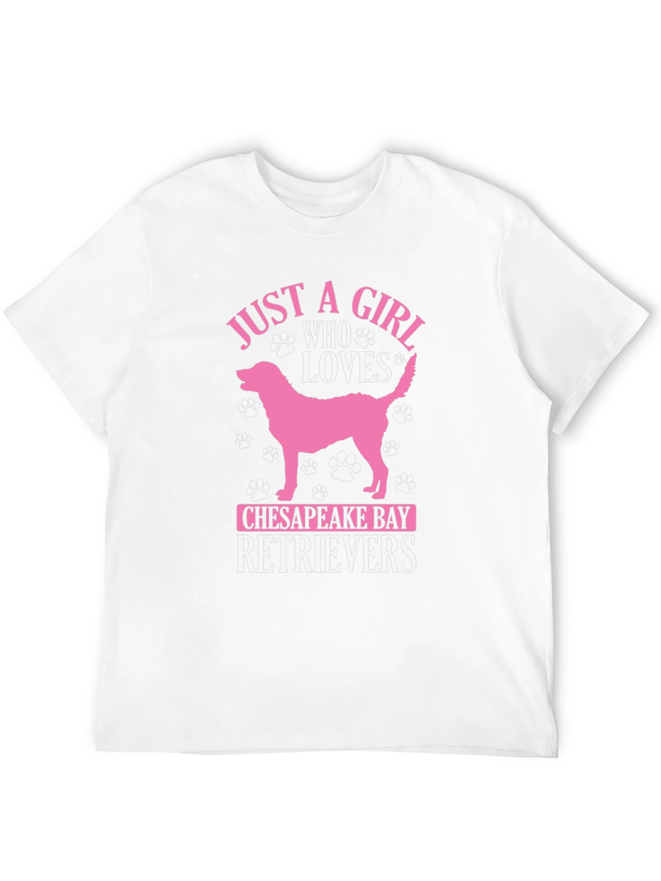 Chesapeake Bay Retriever Girl T-Shirt Dog Lover Tee