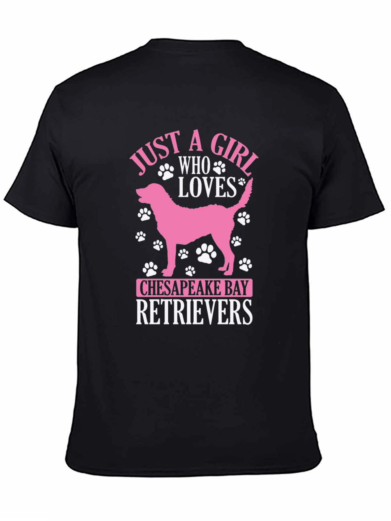 Chesapeake Bay Retriever Girl T-Shirt Dog Lover Tee
