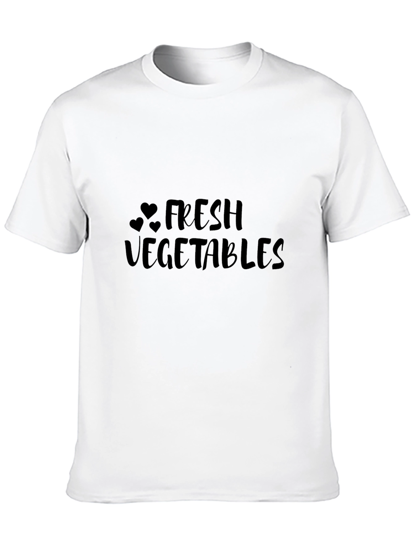 Fresh Vegetables Graphic Tee - Black Unisex Shirt
