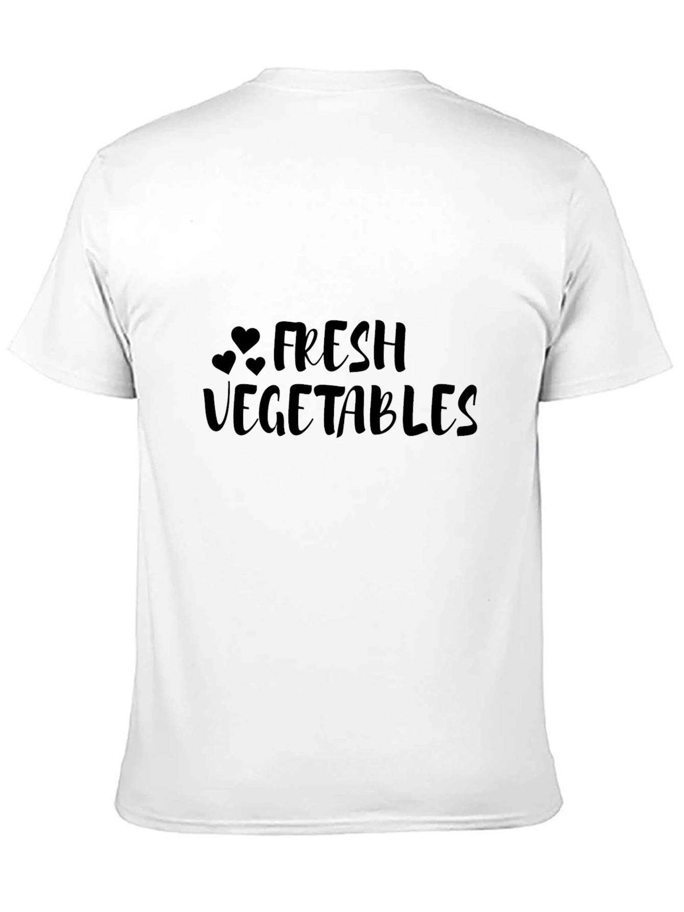 Fresh Vegetables Graphic Tee - Black Unisex Shirt