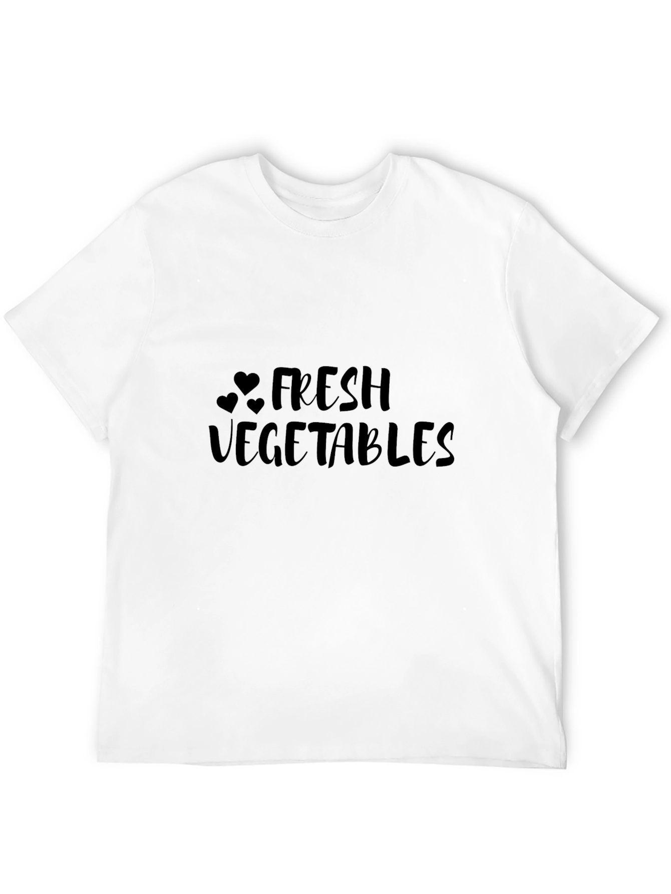 Fresh Vegetables Graphic Tee - Black Unisex Shirt