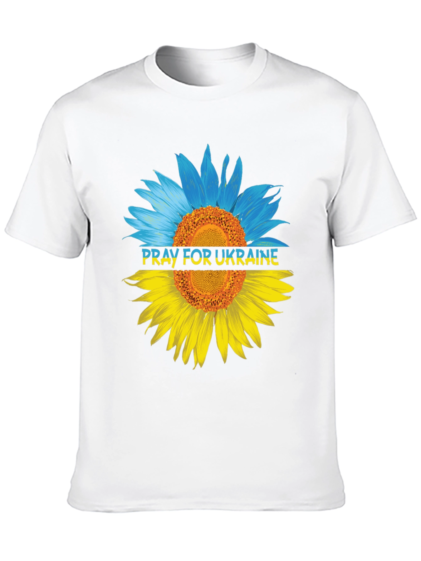 Pray for Ukraine Sunflower T-Shirt