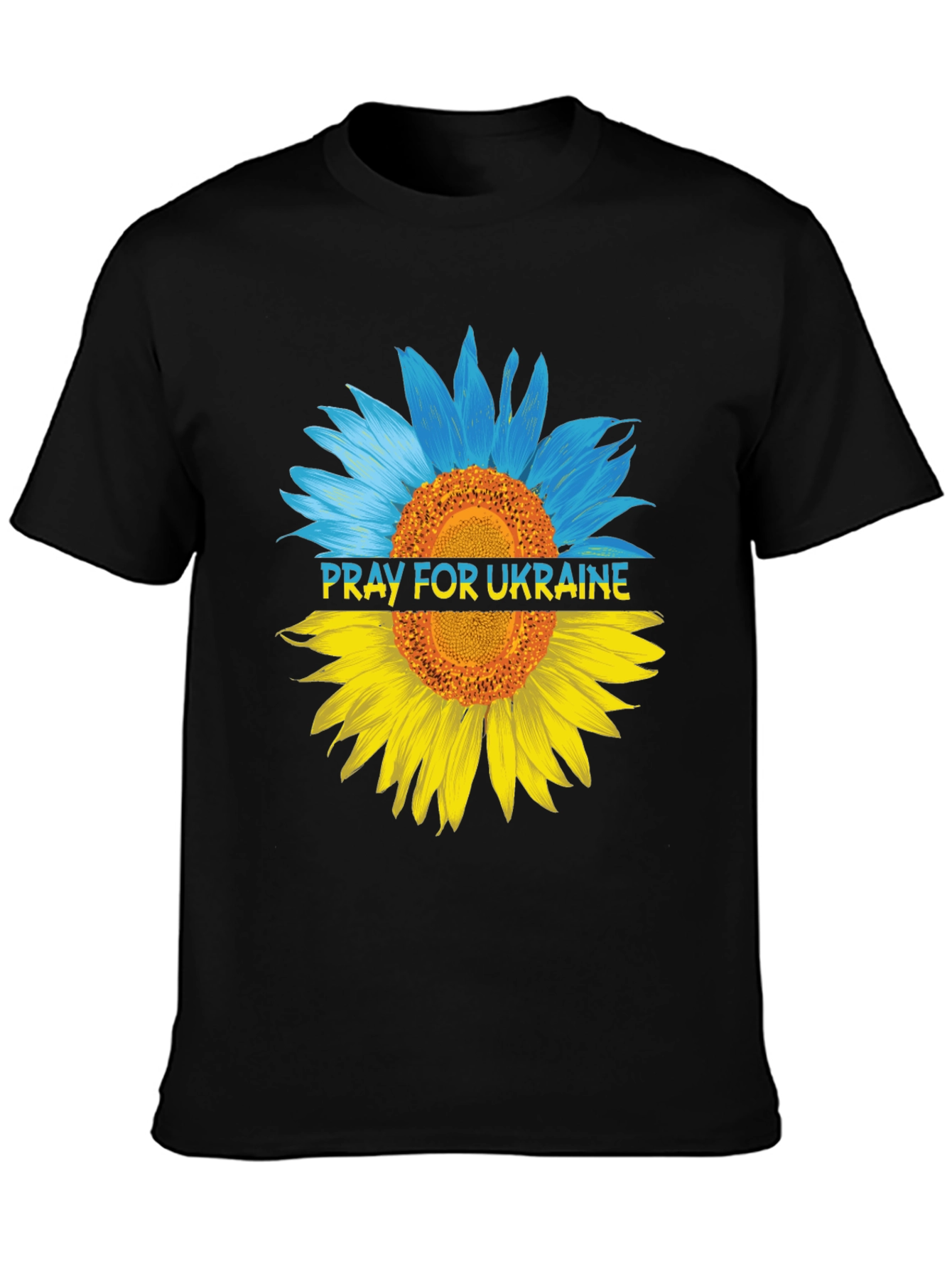 Pray for Ukraine Sunflower T-Shirt