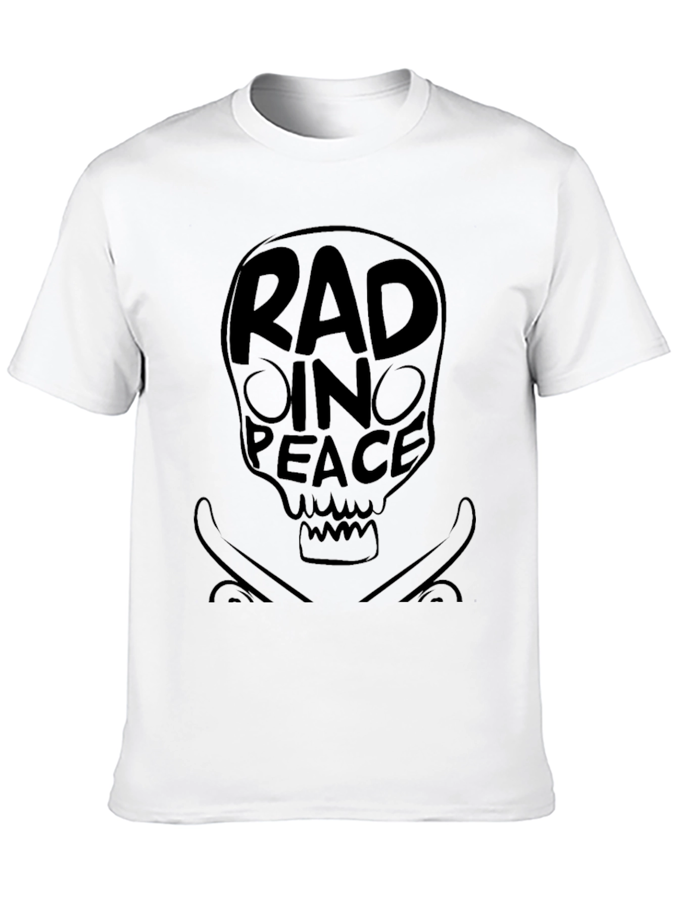 Rad in Peace Black Graphic Tee