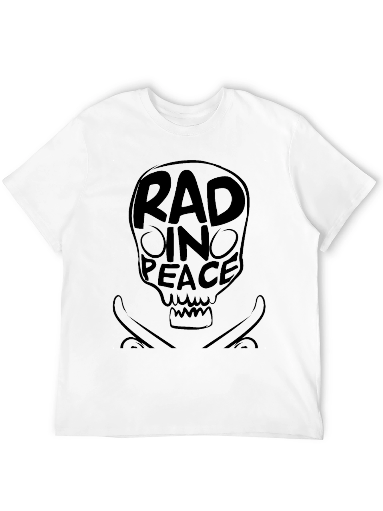 Rad in Peace Black Graphic Tee