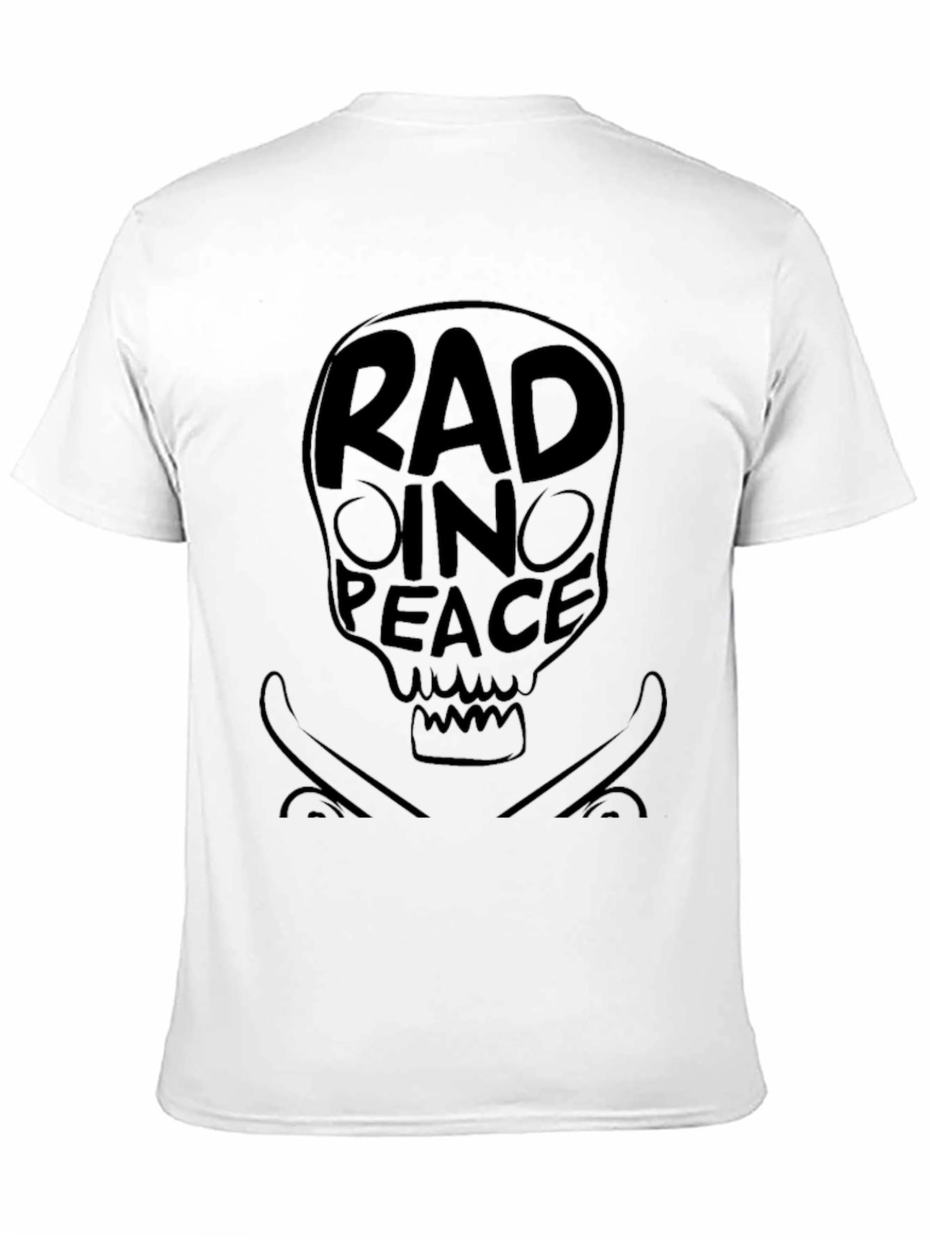 Rad in Peace Black Graphic Tee