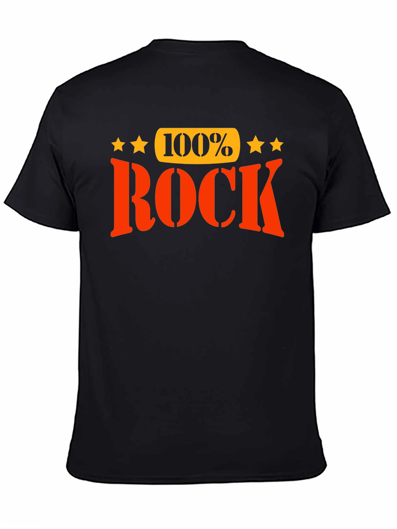 100% Rock Graphic T-Shirt - Bold Statement Tee