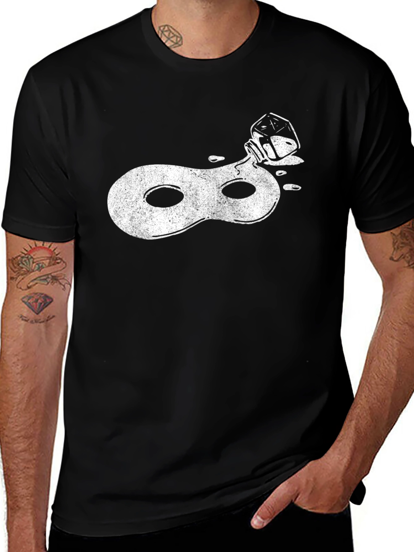 Infinity Dice Roll Graphic Tee - Gamer T-Shirt