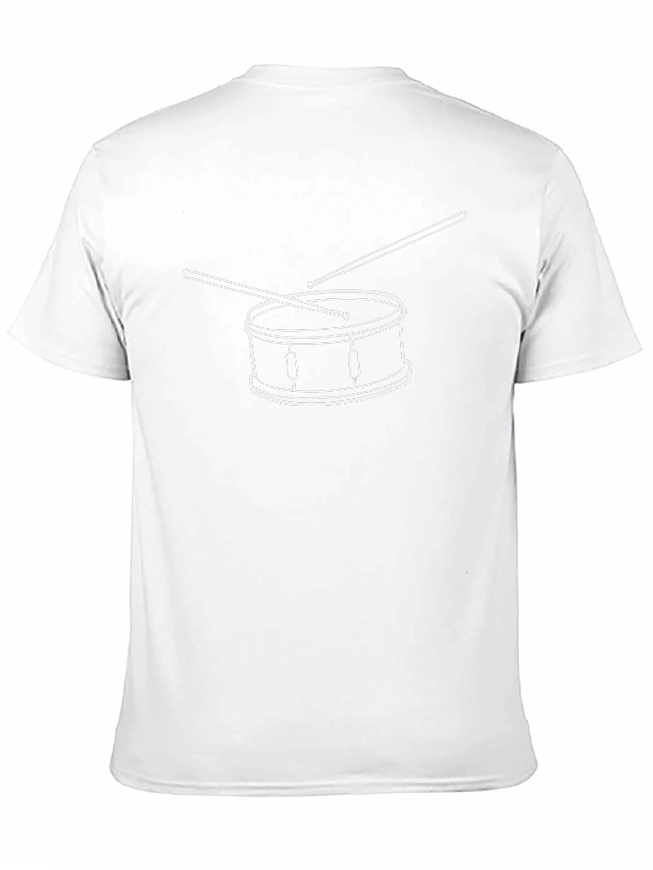 Drum & Sticks Graphic Tee - Musicians Black T-Shirt