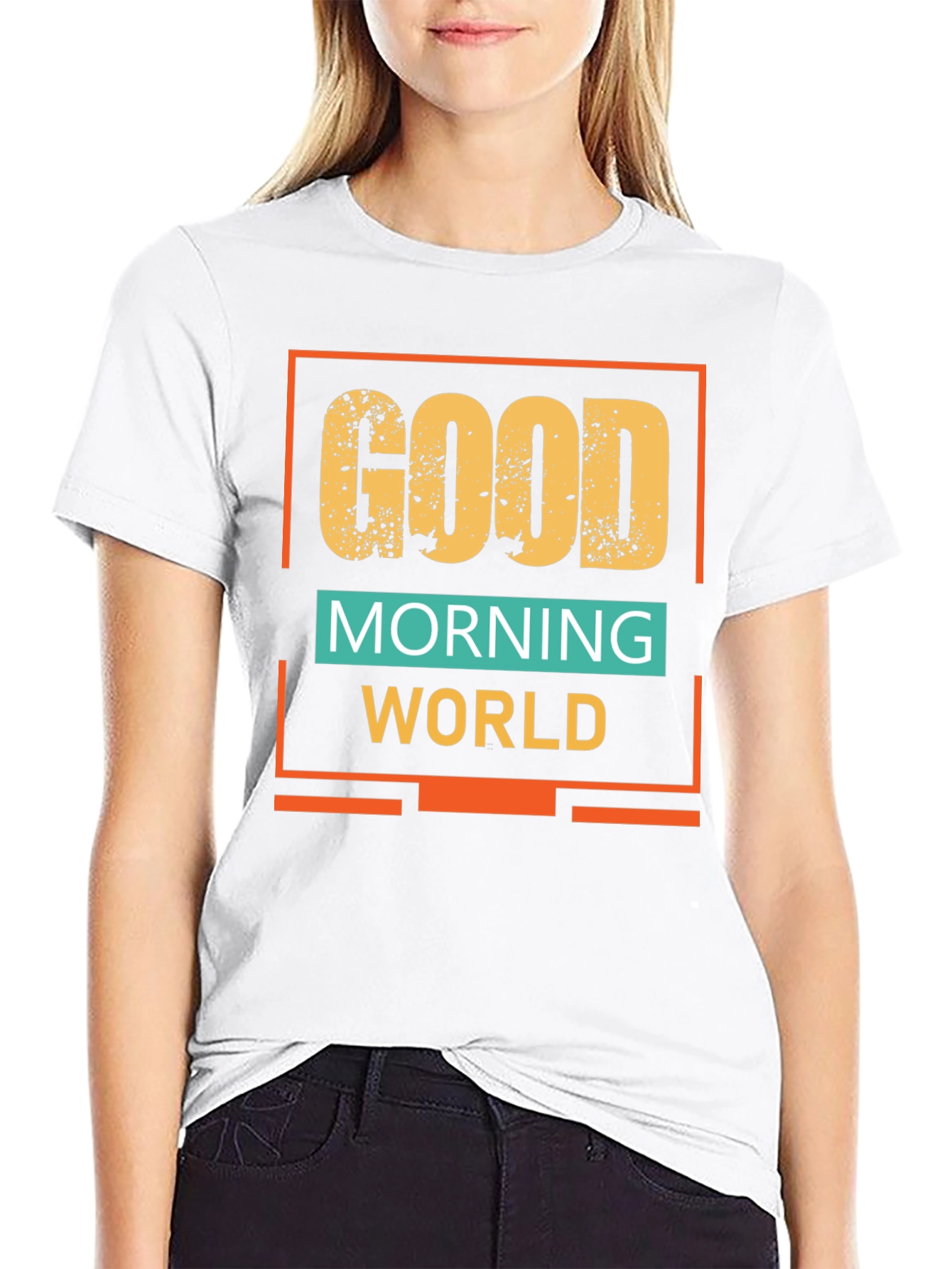Good Morning World Graphic Tee