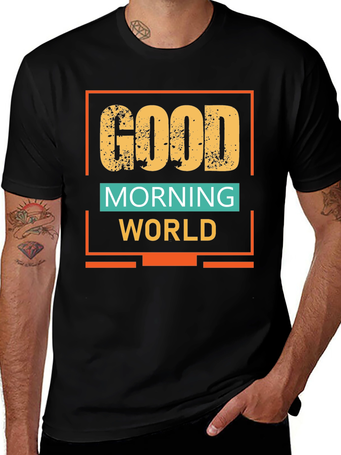 Good Morning World Graphic Tee