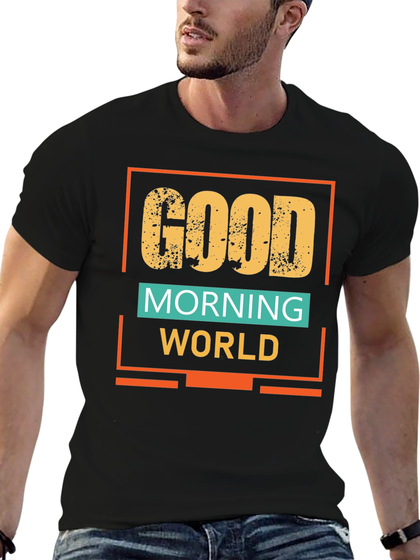 Good Morning World Graphic Tee