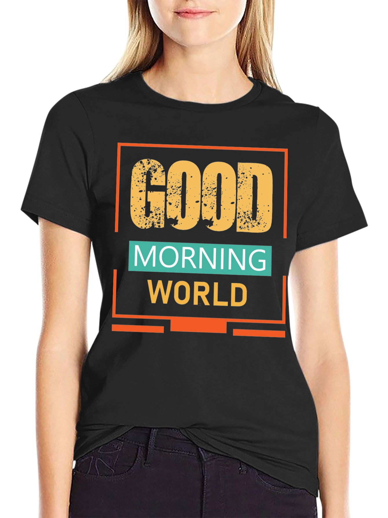 Good Morning World Graphic Tee