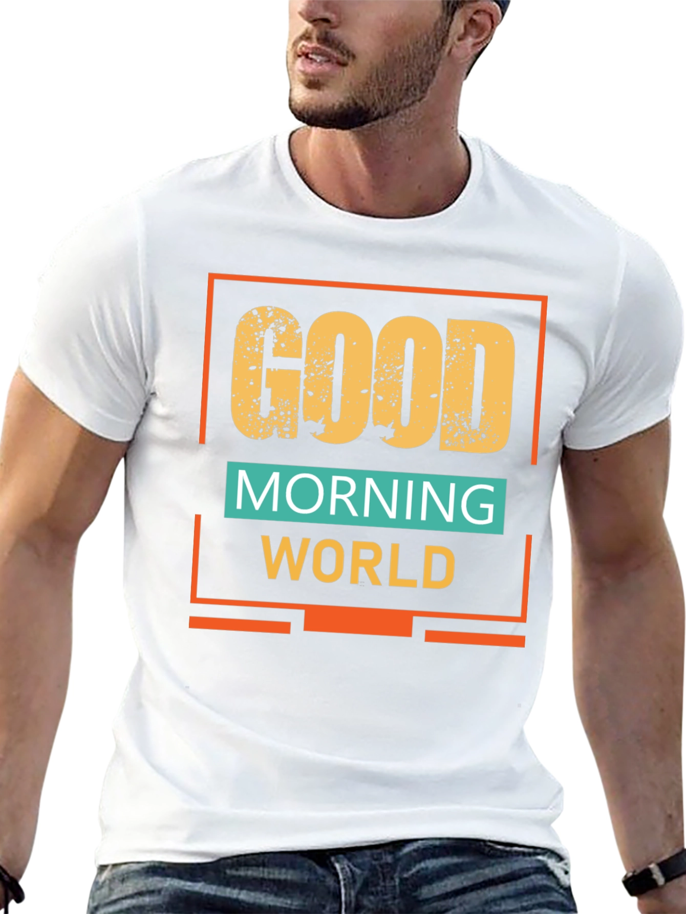 Good Morning World Graphic Tee