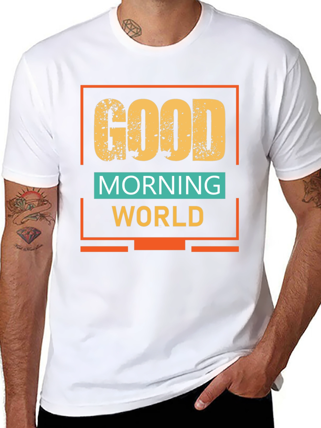 Good Morning World Graphic Tee