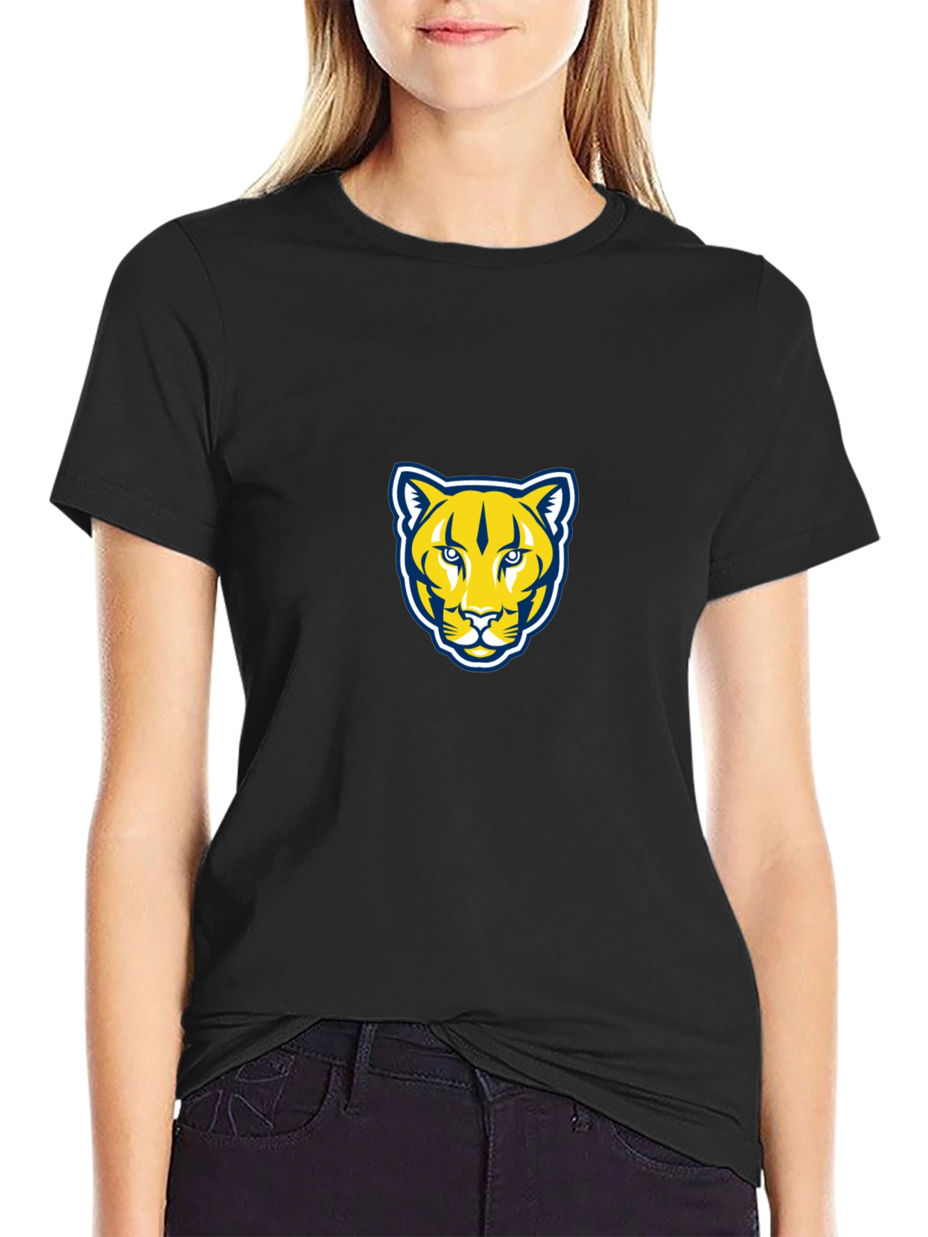 Cougar Graphic T-Shirt - Black
